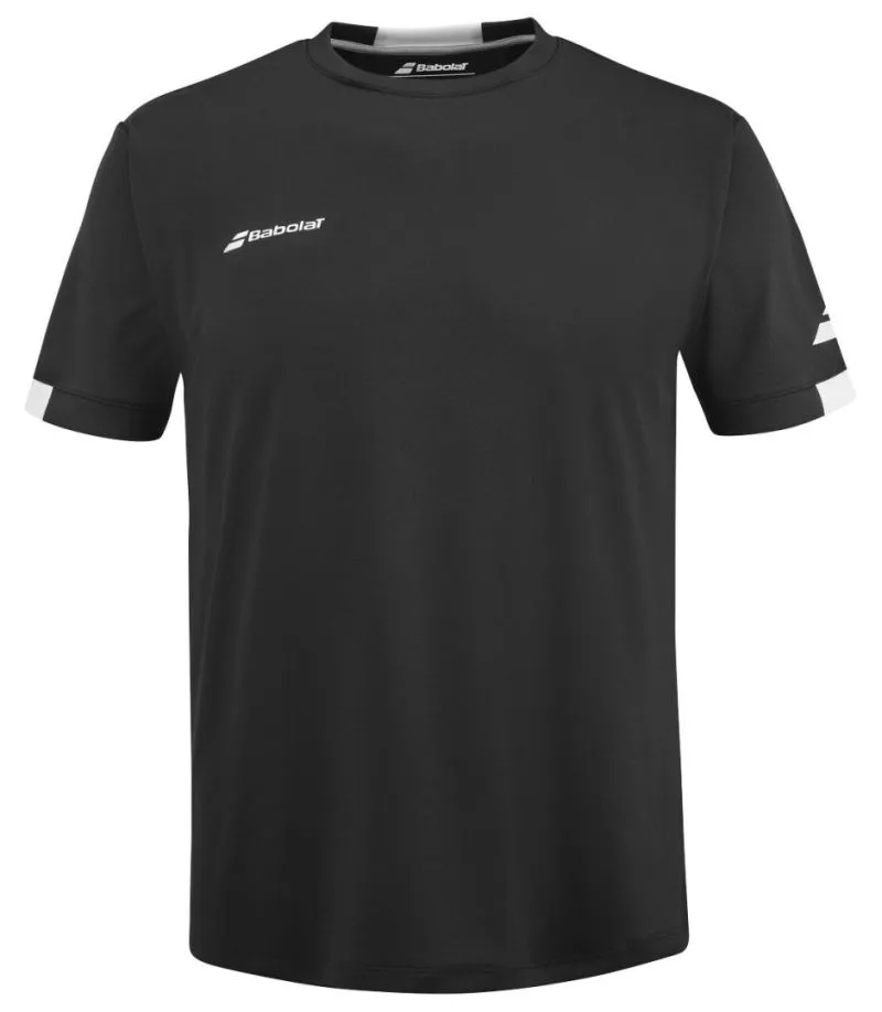 Men's T-shirt Babolat Play Crew Neck Tee Men - black/black - Black
