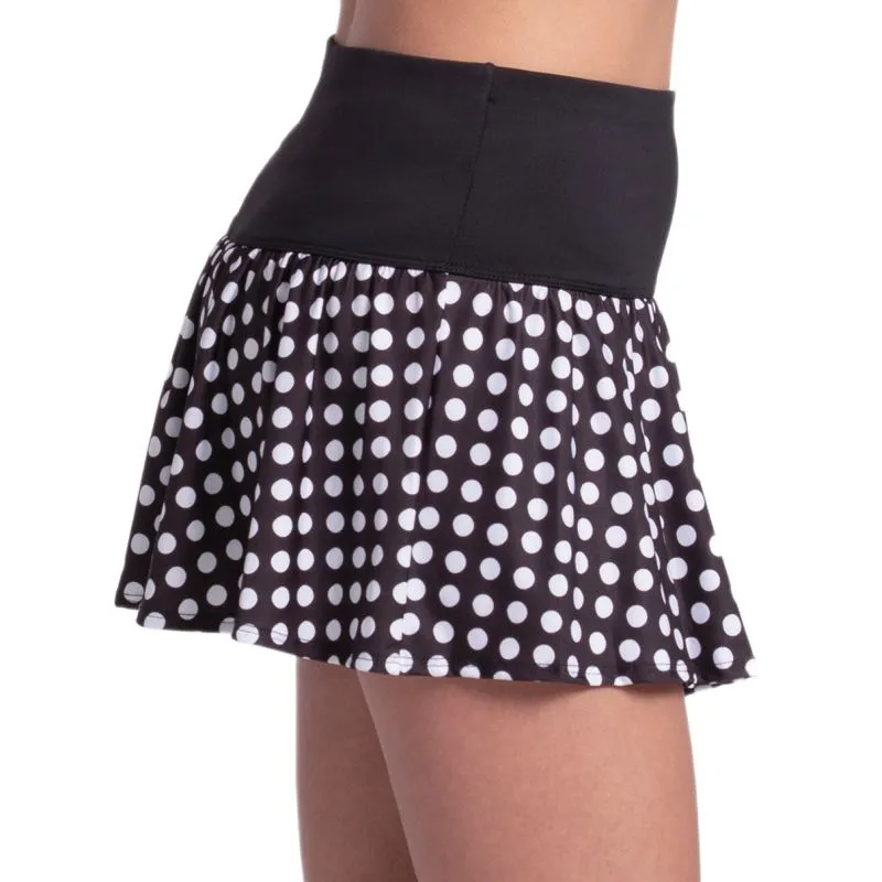 Lucky in Love Spot On Flounce Active Mini - black