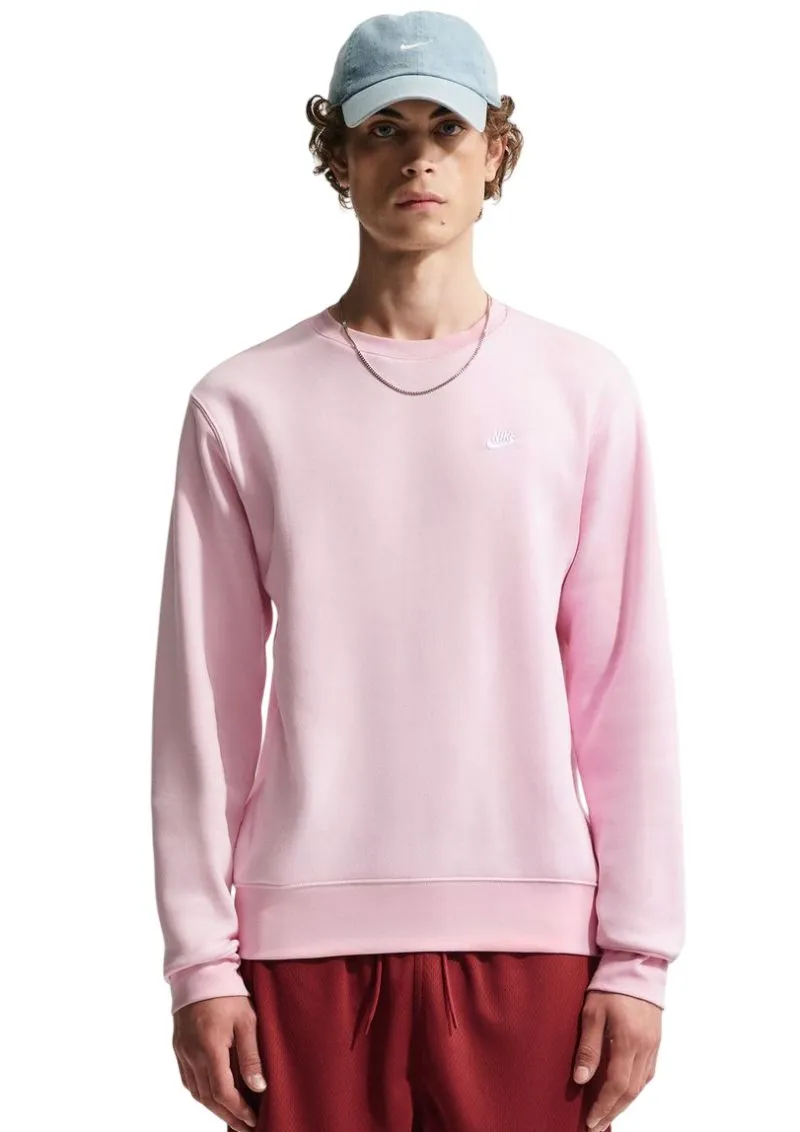 Nike Club Fleece Crew - pink foam/white Nike Club Fleece Crew - pink foam/white