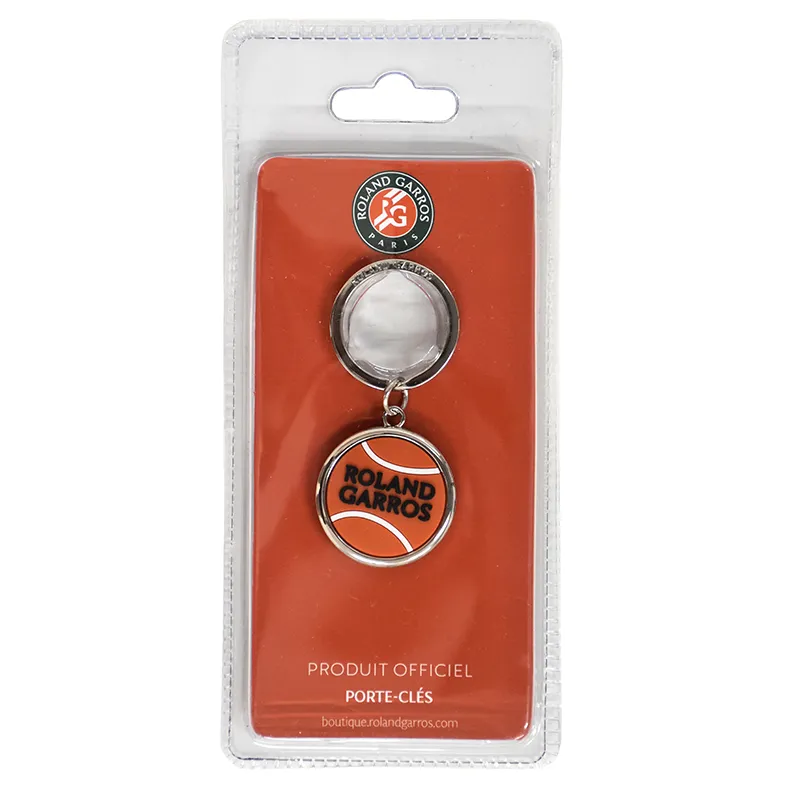1krxxF2GGryUvk Roland Garros Rubber Tennis Ball Key Ring