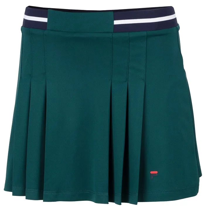 Fila Skort Alica - deep teal/fila navy/white