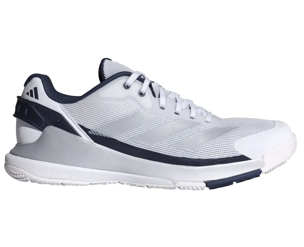 Adidas Crazyquick LS Padel M - cloud white/silver metallic/dark blue Adidas Crazyquick LS Padel M - cloud white/silver metallic/dark blue
