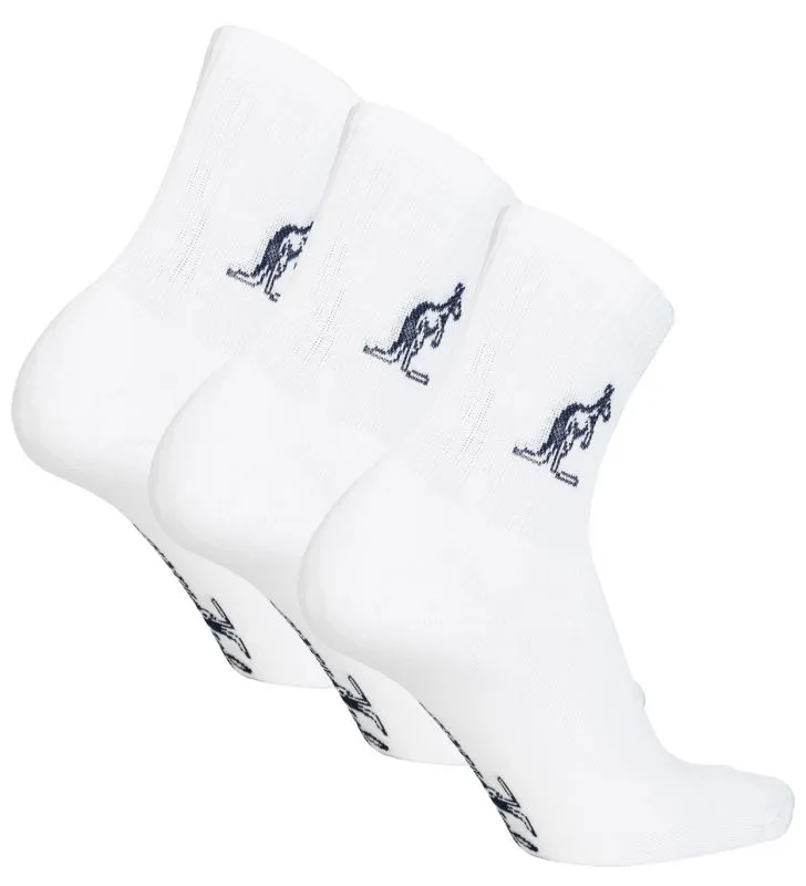 Australian Cotton Socks 3 Pairs - bianco