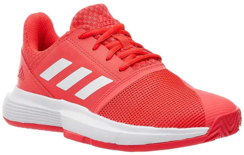 Adidas CourtJam xJ - shock red/ftwr white/matte silver