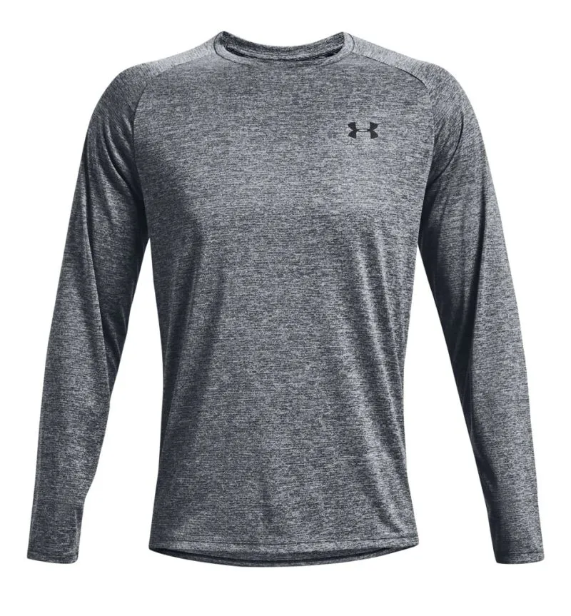 Under Armour Men's UA Tech Long Sleeve - pitch gray/black Under Armour Men's UA Tech Long Sleeve - pitch gray/black