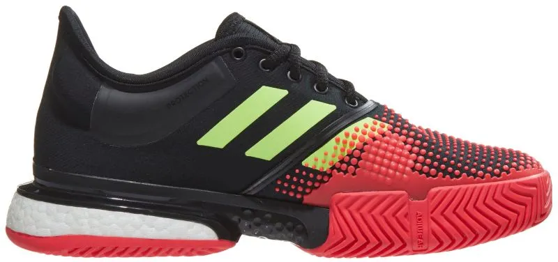 adidas-solecourt-boost-w-core-black-hi-res-yellow-shock-red-2 Adidas SoleCourt Boost W - core black/hi-res yellow/shock red