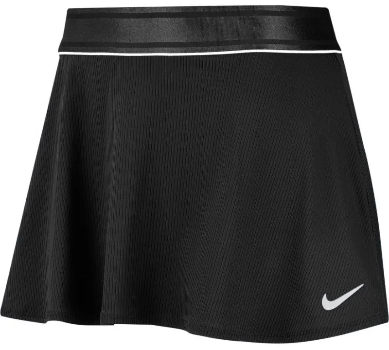 Nike Court Dry Flounce Skirt - black/white