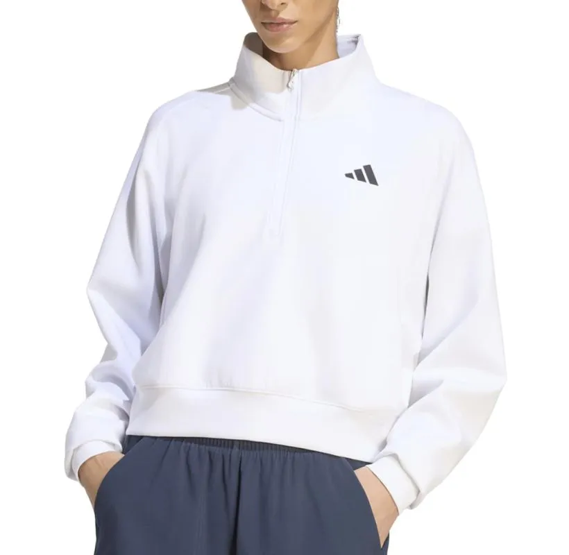 Adidas Cover Up Half Zip - white