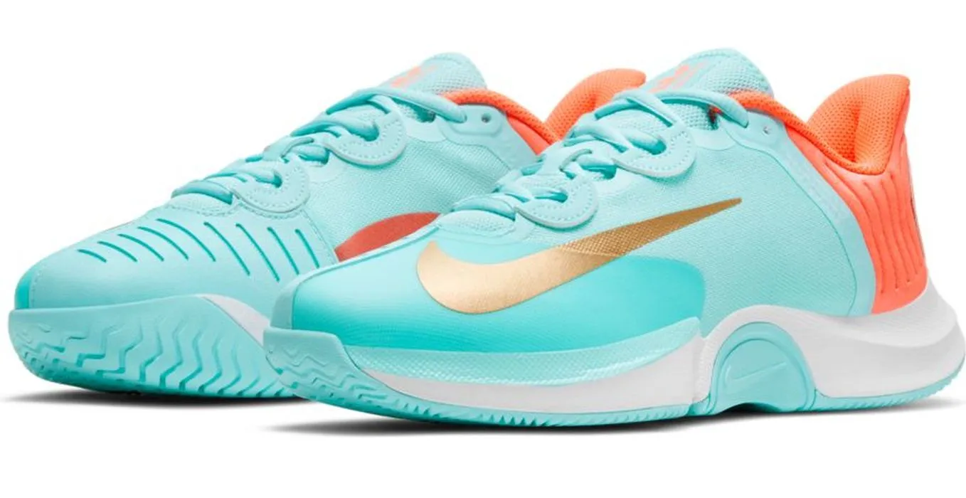 Nike W Air Zoom GP Turbo - copa/metallic gold/gold bright/mango white