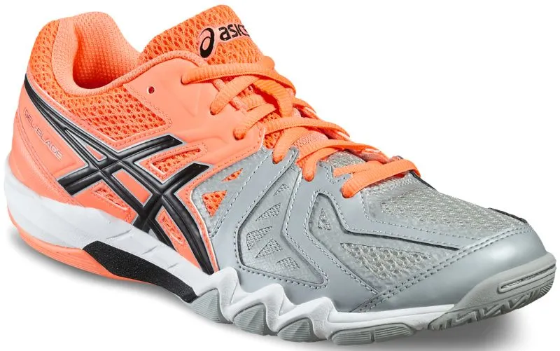 asics-gel-blade-5-flash-coral-black-mid-grey Asics Gel-Blade 5 - flash coral/black/mid grey