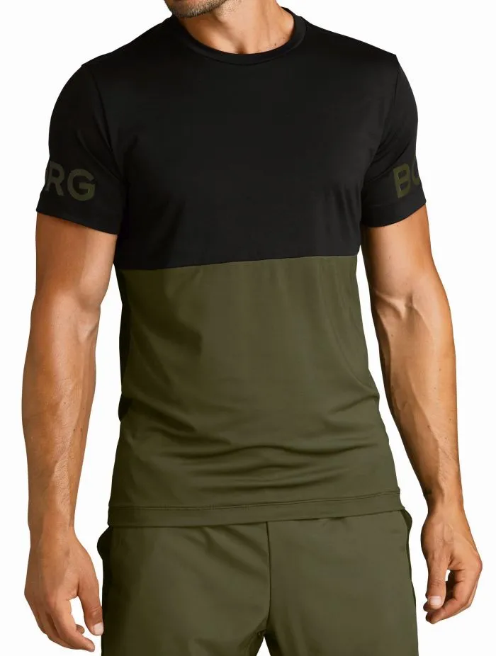 Björn Borg T-Shirt Sports Academy M - black beauty Björn Borg T-Shirt Sports Academy M - black beauty
