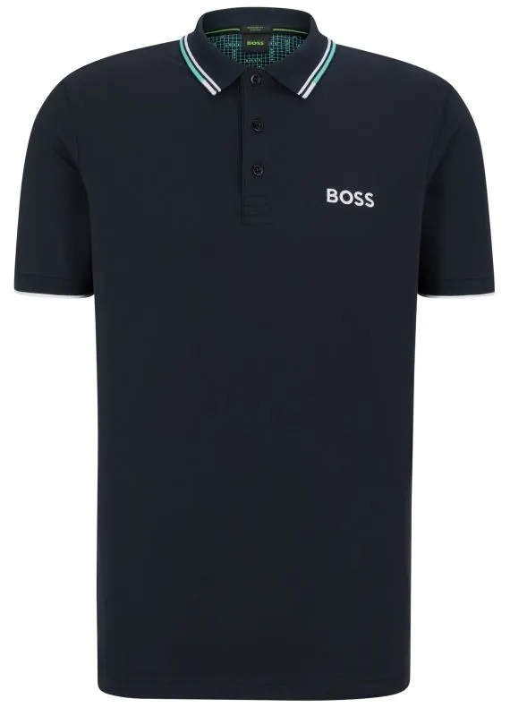 BOSS x Matteo Berrettini Paddy Pro Polo - dark blue