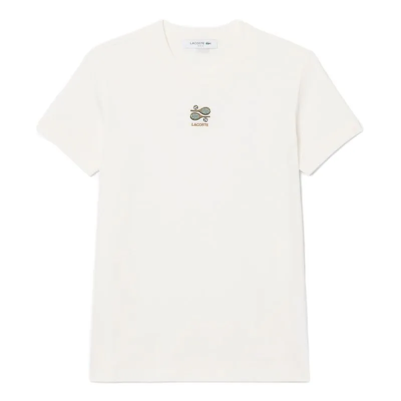 Lacoste Embroidery Accent Jersey - white