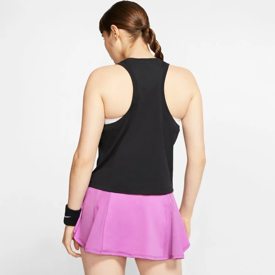 Nike Court Tank Crop Court SSNL - black