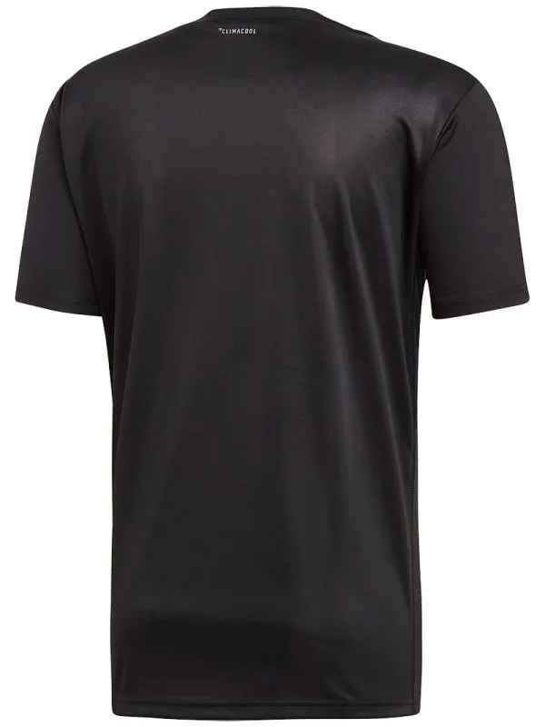Adidas Club 3 Stripes Tee - black/white