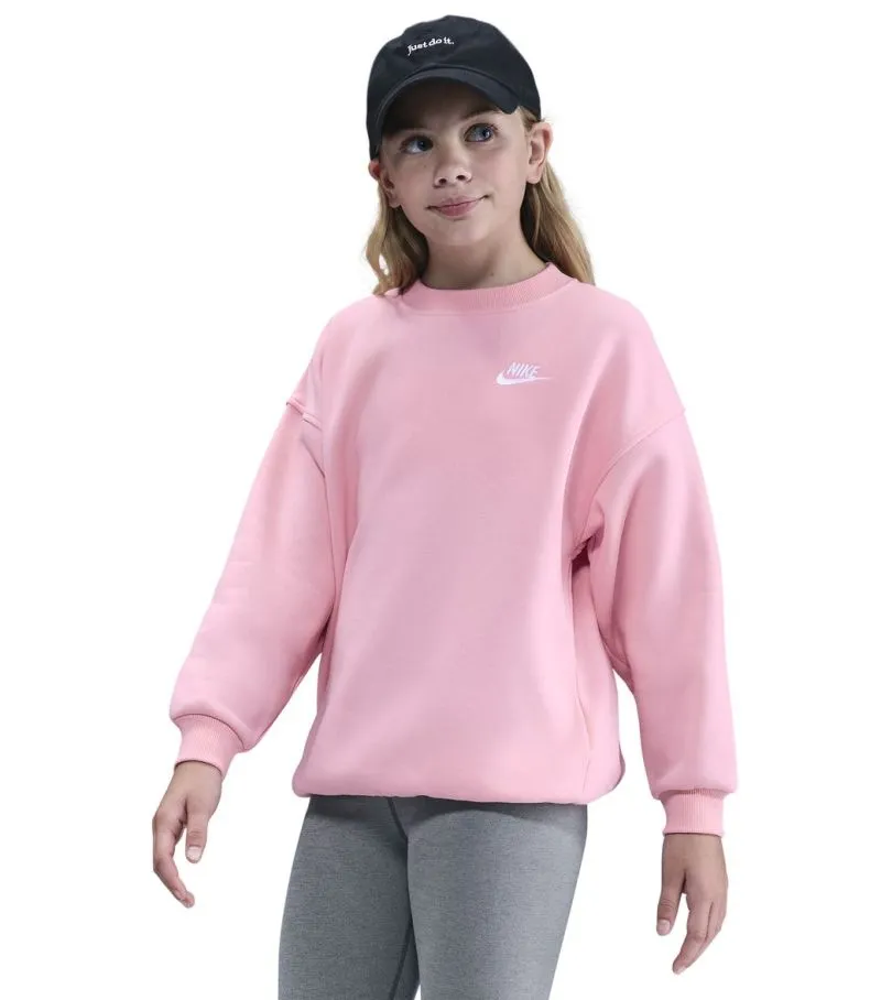 Nike Kids Sportswear Club Fleece Oversized - medium soft pink/white Nike Kids Sportswear Club Fleece Oversized - medium soft pink/white