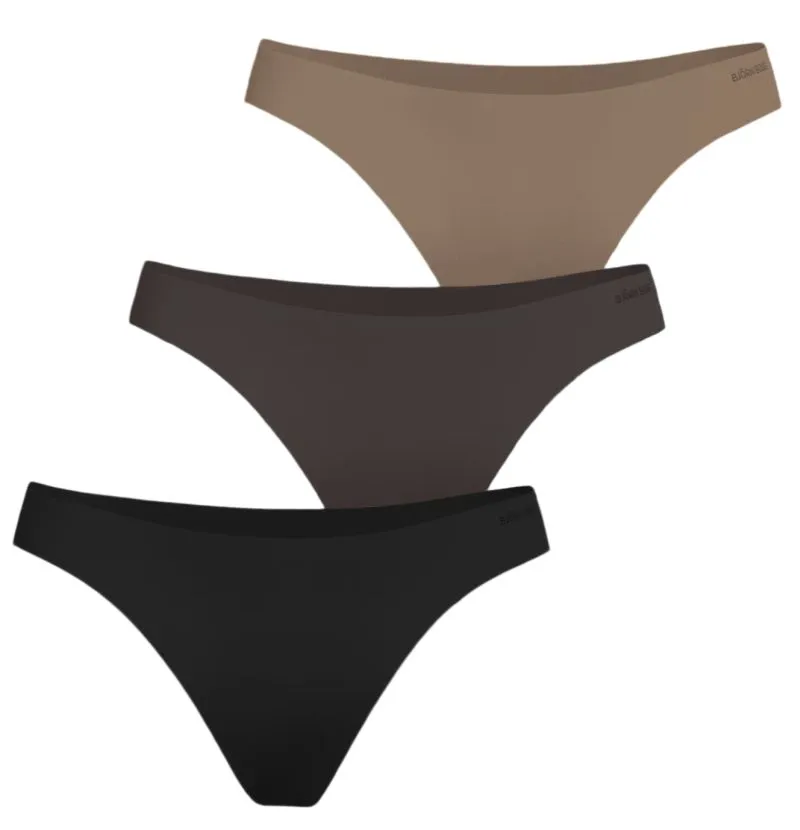 Björn Borg Invisible Thong 3P - multicolor