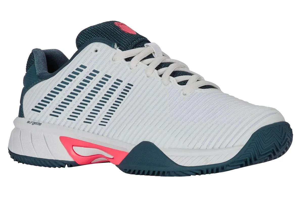 K-Swiss Hypercourt Express 2 Clay JR - white/stargazer/neon blaze