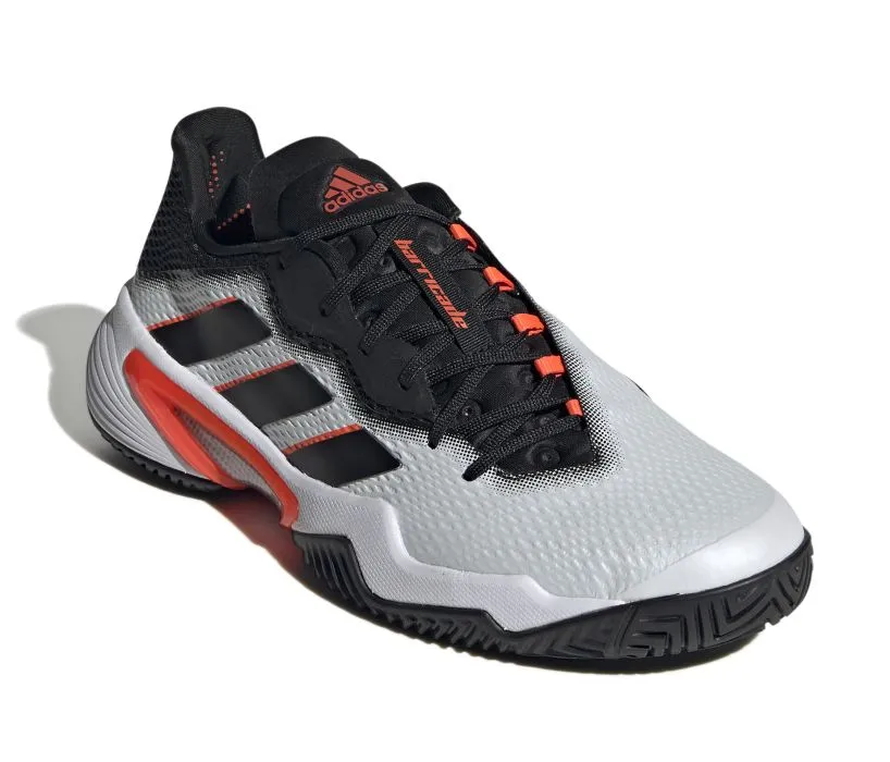 Adidas Barricade M - cloud white/core black/solar red