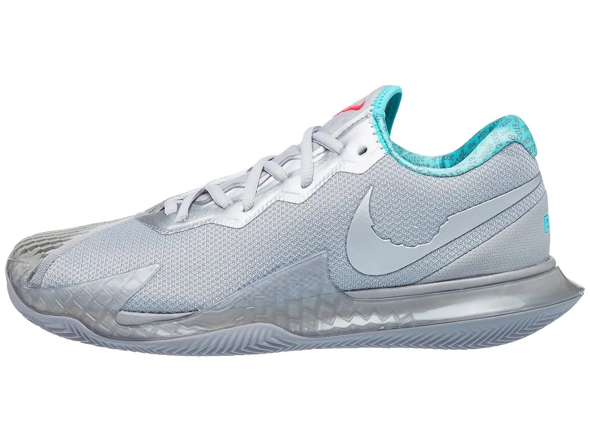 Nike Air Zoom Vapor Cage 4 Clay - metallic silver