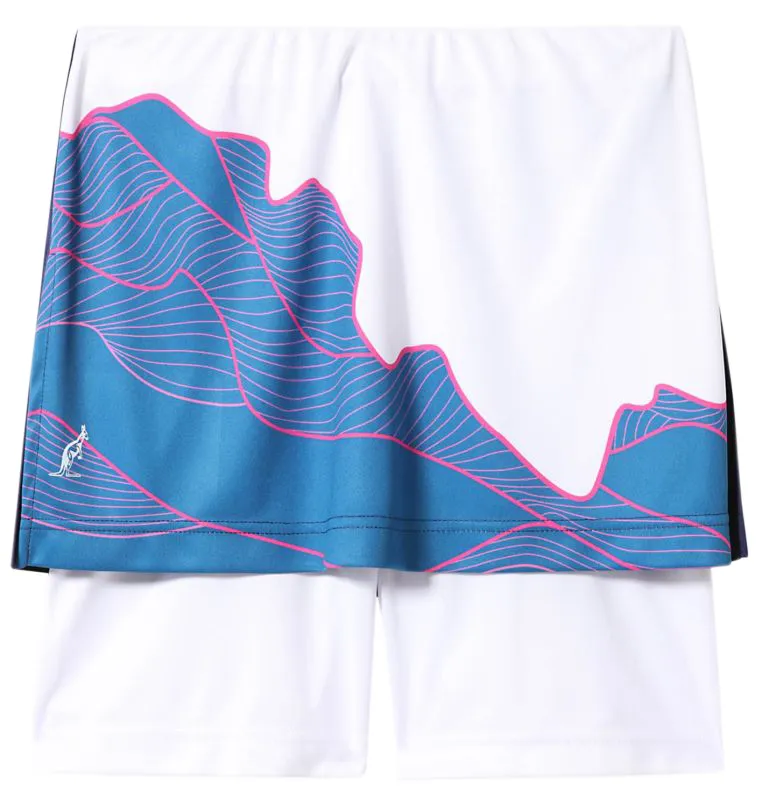 Australian Ace Skirt With Print In Front - blue cosmo
