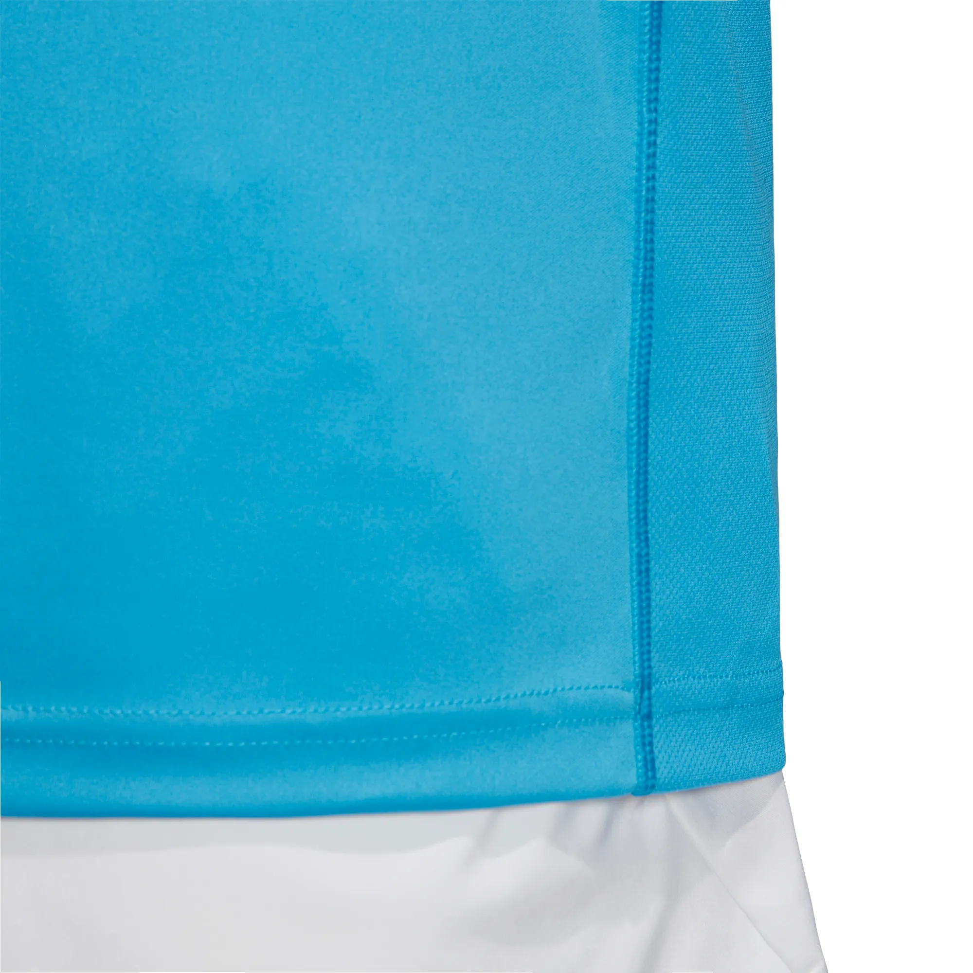Adidas Club 3 Stripe Tee - fresh splash/grey six