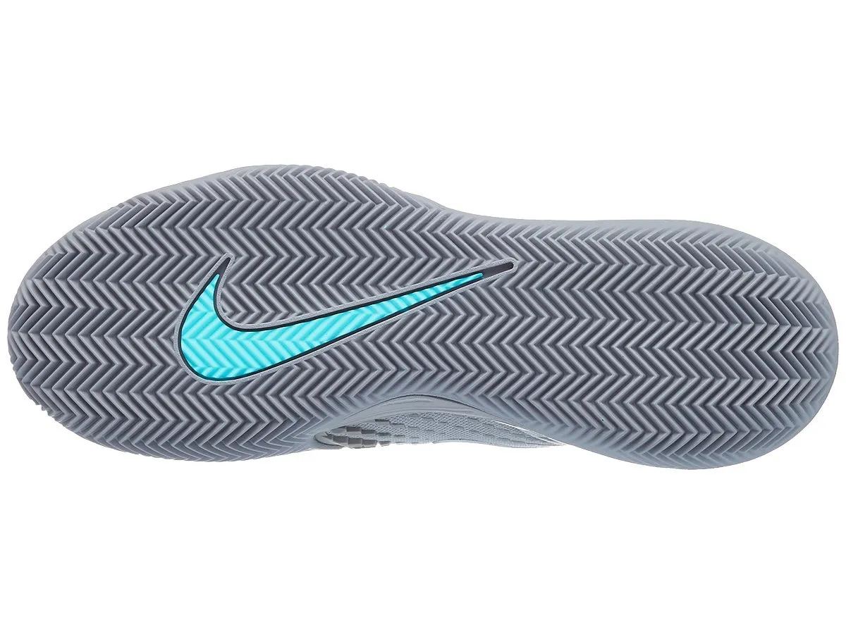 Nike Air Zoom Vapor Cage 4 Clay - metallic silver
