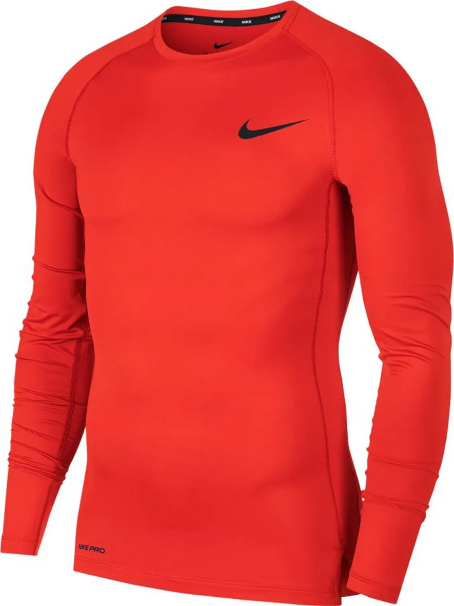 nike-pro-top-ls-tight-university-red-black-1 Nike Pro Top LS Tight - university red/black