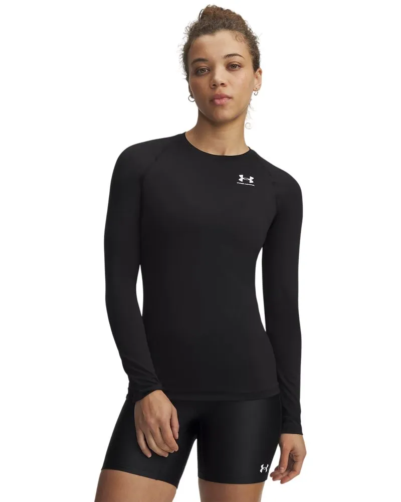 Under Armour HeatGear Authentics Comp Long Sleeve - ultimate black/white Under Armour HeatGear Authentics Comp Long Sleeve - ultimate black/white