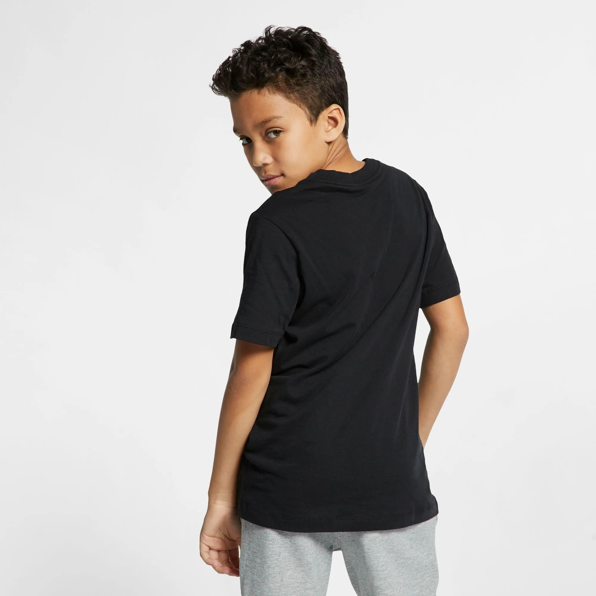 Nike Swoosh Tee Futura Icon TD - black/white