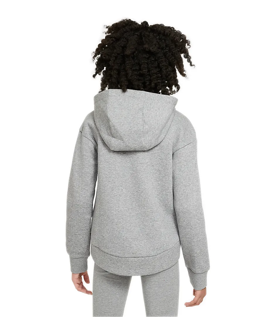 Nike Sportswear Club Fleece FZ Hoodie G - carbon heather/white