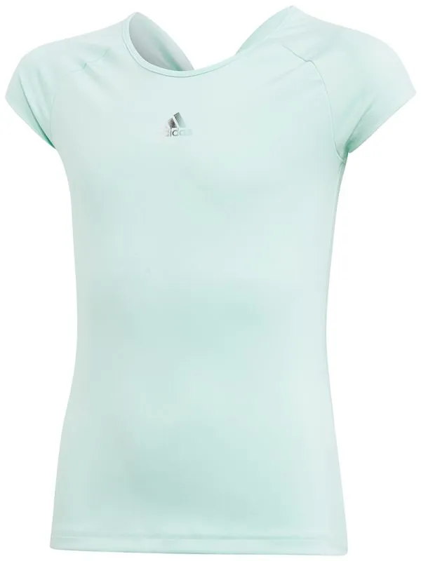 Adidas Girls Ribbon Tee - clear mint