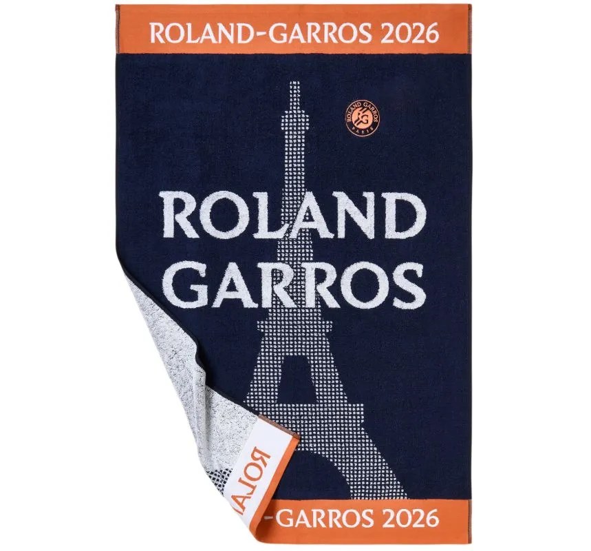 Roland Garros Official Players Logo 2026 - navy/orange