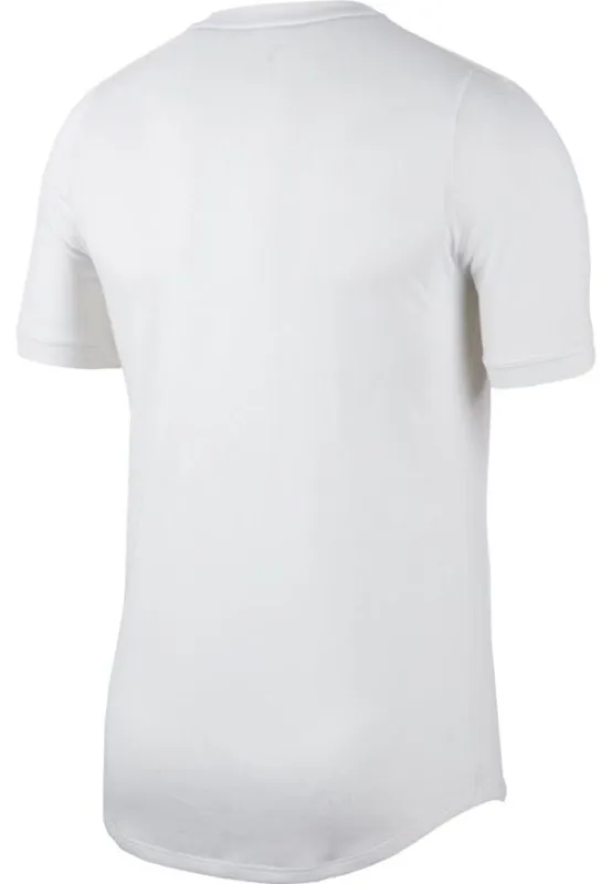 Nike Court Dry Challenger Top SS - white/black
