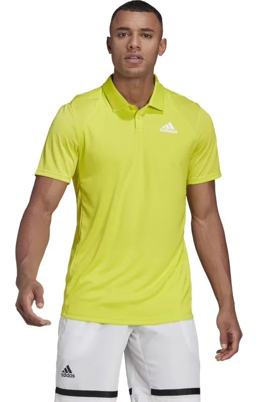 adidas-club-polo-m-acid-yellow-white-2 Adidas Club Polo M - acid yellow/white