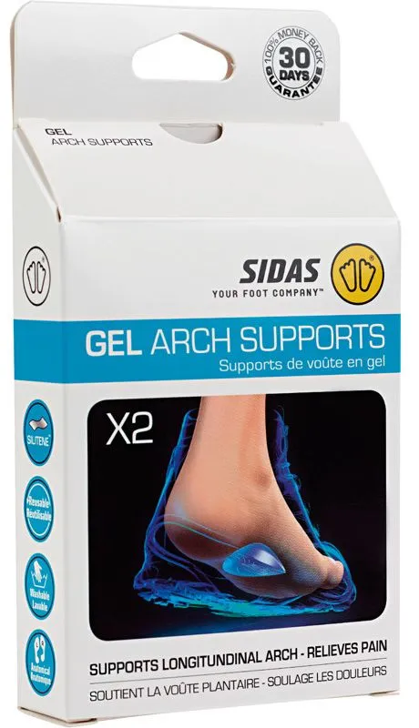 Sidas Gel Arch Supports 2P