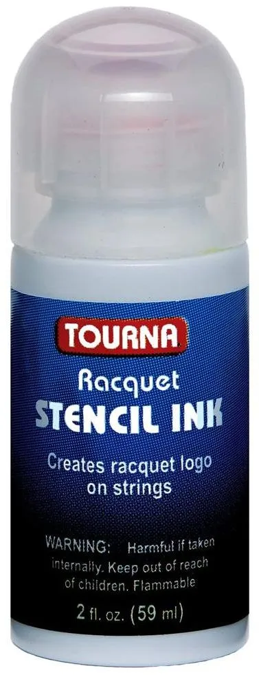 Tourna Racquet Stencil Ink