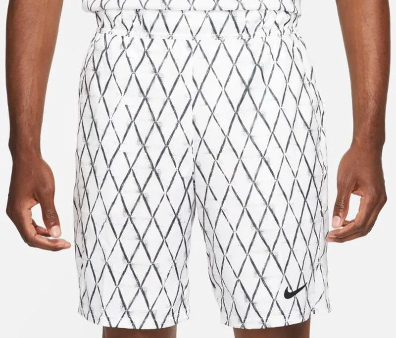 Nike Court Dri-Fit Victory Short 9in Printed M - white/black
