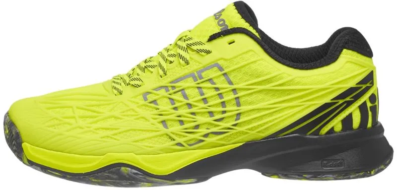 Wilson Kaos Clay Court - safety yellow/black/artic