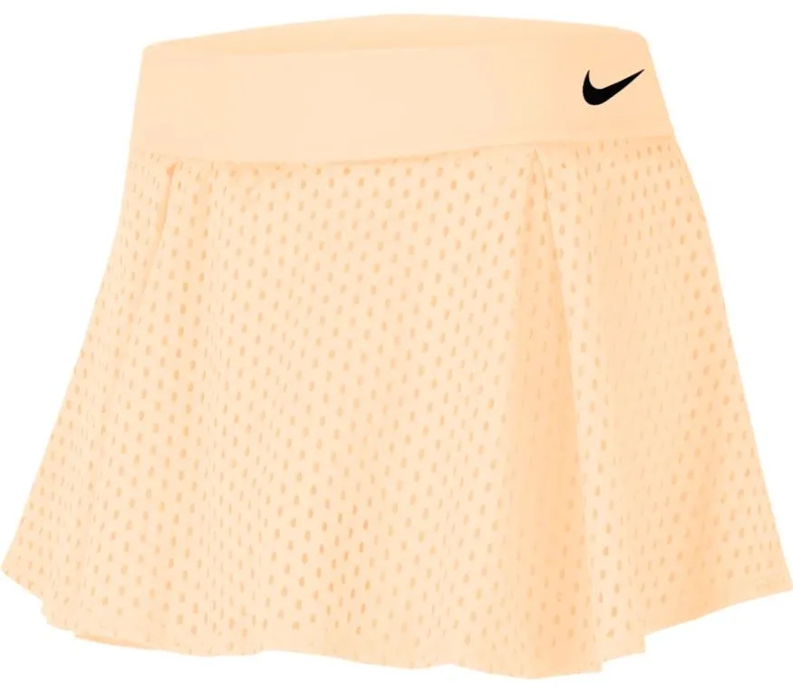 Nike Court Dry Essential Flouncy Skirt - guava ice/black