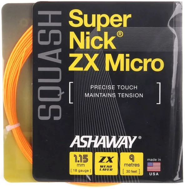 Ashaway SuperNick ZX Micro (9 m) - orange