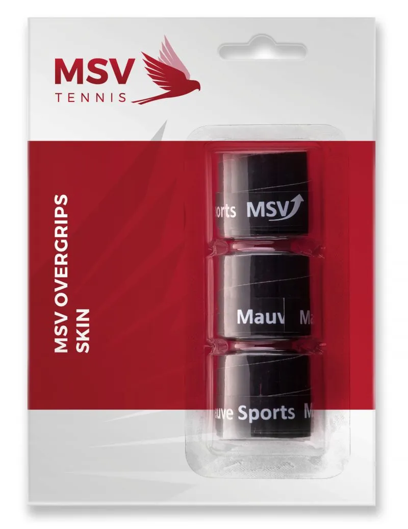 MSV Skin Overgrip 3P - black