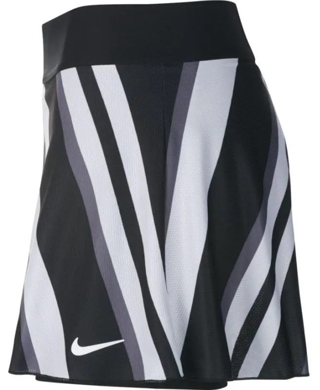 Nike Court Flouncy Printed Skirt - black/white
