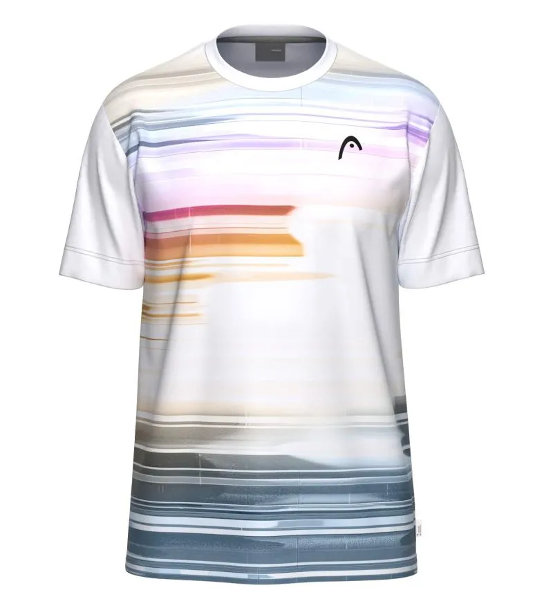 Boys' t-shirt Head Boys Topspin - white/print - White