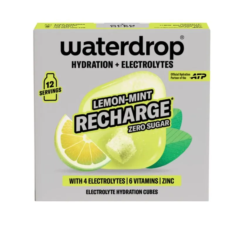 Waterdrop Vitamin Hydration + Electrolytes Cubes 12P - lemon/mint recharge
