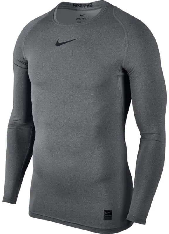 Nike Pro LS Comp Top - carbon heather Nike Pro LS Comp Top - carbon heather
