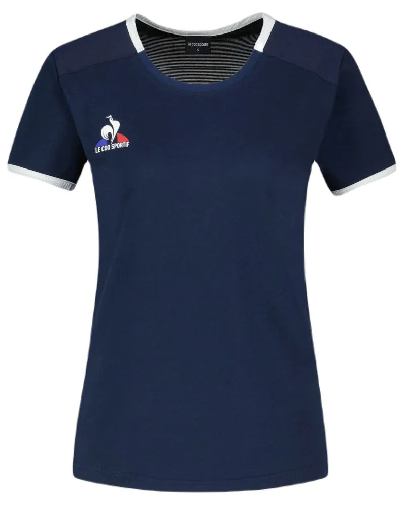 Le Coq Sportif Tennis T-Shirt Short Sleeve N°2 - dress blues/new optical white