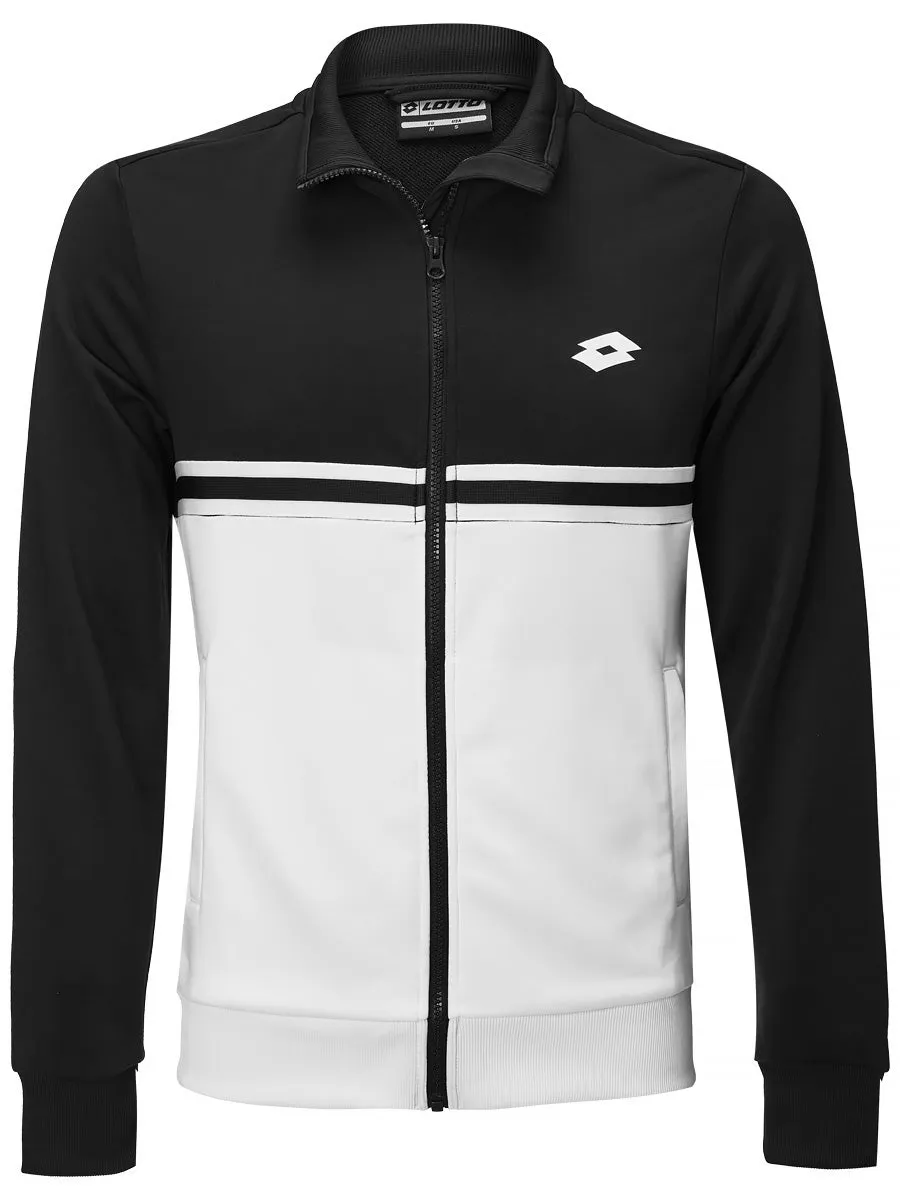 Lotto Squadra II Sweat FZ PL - bright white/all black