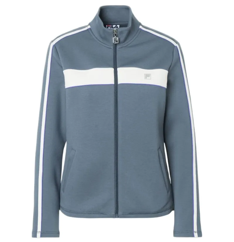 Fila Jacket Liella - turbulence/ecru comb Fila Jacket Liella - turbulence/ecru comb