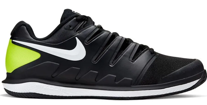 Nike Air Zoom Vapor X Clay - black/white/volt